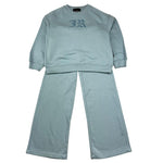 JOHN RICHMOND completo 2 pezzi felpa-pantalone tinta unita Azzurro per Bambina RG25002CF AZZURRO JOHN RICHMOND 