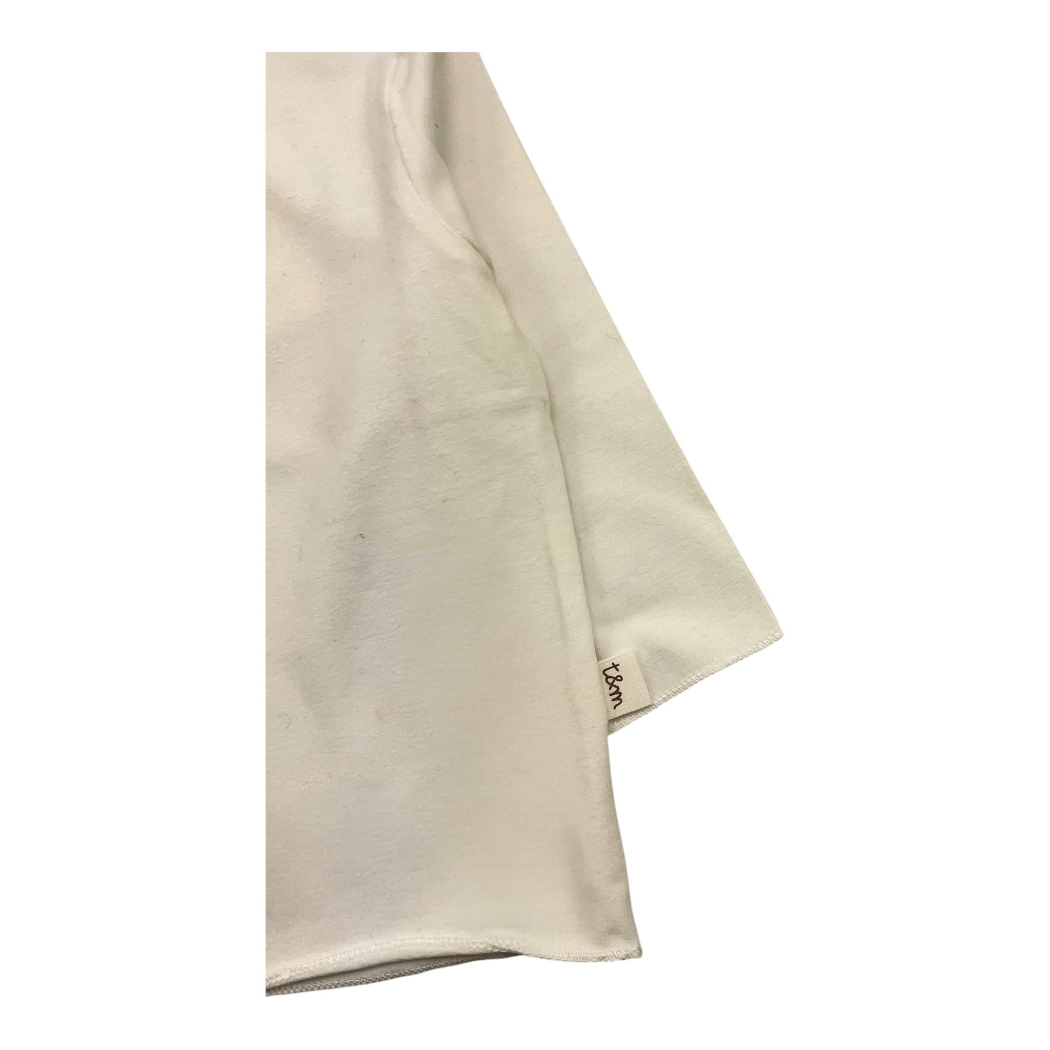 TEDDY E MINOU shirt tinta unitacn ricamo faccia gatto Panna per Neonato I22SH008M01155 PANNA TEDDY E MINOU 