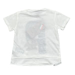 Please T-Shirt Girocollo tinta unita con Stampa Bianco per Neonato MB38030B BIANCO PLEASE 