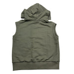 Yes London Felpa Smanicata Chiusa con Cappuccio Tinta Unita per Bambino JR5092 VERDE YES LONDON 