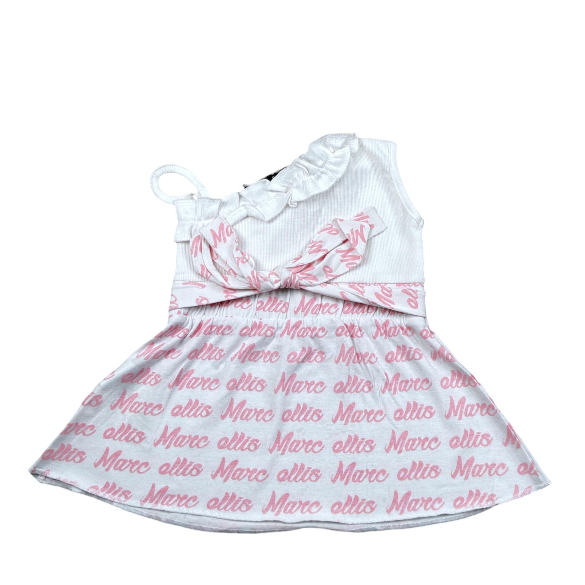 Marc Ellis  Top Bicolore Logato Bianco per Bambina JMNDR01435 BIANCO MARC ELLIS 