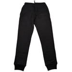 Calvin Klein Pantalone Tuta tinta unita con Logo Nero per Bambino IU0IU00681 NERO CALVIN KLEIN 