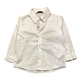 Manuel Ritz Camicia Manica Lunga Tinta Unita Bianco Per Neonato
