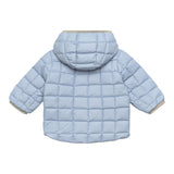 K-WAY giubbino reversibile con zip e cappuccio bicolore Beige/azzurro per Neonato K7132PWOXX BEIGE/AZZURRO K-WAY 