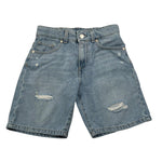 Please Bermuda In Denim Tinta Unita per Bambino RB10W27B72 AZZURRO PLEASE 