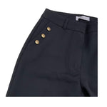 GAELLE pantalone tinta unita con finti bottoni Nero per Bambina 2741P00323X NERO GAELLE 