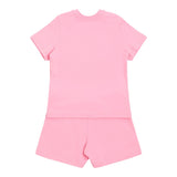 Dsquared2 Completo 2 Pezzi T-Shirt-Short tinta unita Rosa per Neonata DQ2877 ROSA DSQUARED2 