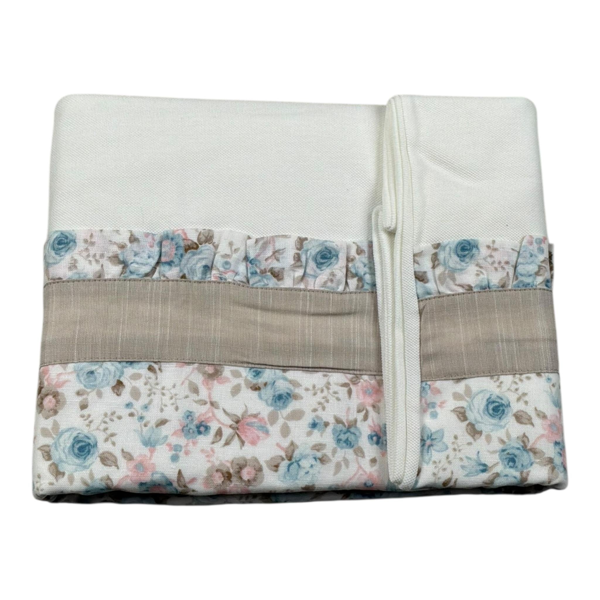 Baby Vip Coperta Tinta Unita con Stampe per Neonata T1325 BIANCO BABY VIP 