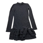 MARC ELLIS abito tinta unita mezzo collo Nero per Bambina JMJDR00203 NERO MARC ELLIS 