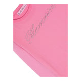 MISS BLUMARINE shirt girocollo tinta unita cn maniche velate Rosa per Bambina IF3071 ROSA MISS BLUMARINE 