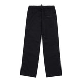 Dsquared2 Pantalone Tinta Unita con Elastic In Vita per Bambino DQ2794 NERO DSQUARED2 