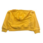 felpa tinta unita con cappuccio e stampa JIP26038FE GIALLO JUST CAVALLI 