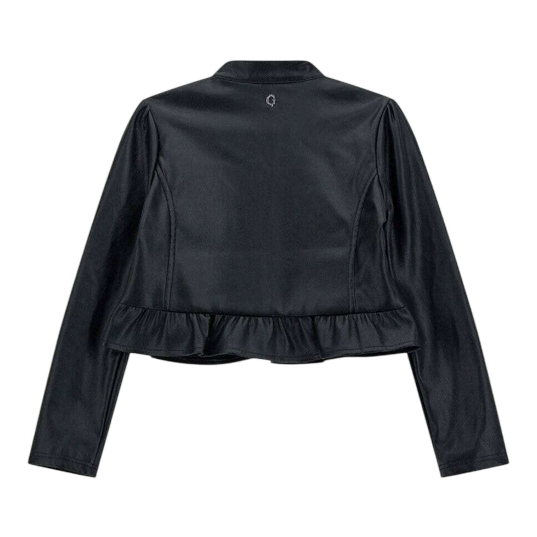 Guess Chiodo In Similpelle Tinta Unita per Bambina J4RL08WE8D0 NERO GUESS 