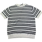 Paolo Pecora T-Shirt Girocollo Fantasia A Righe per Bambino PP4285 BIANCO PAOLO PECORA 