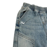 Daniele Alessandrini Jeans Tinta Unita con Elastico In Vita per Neonato 1295PD00171X AZZURRO DANIELE ALESSANDRINI 