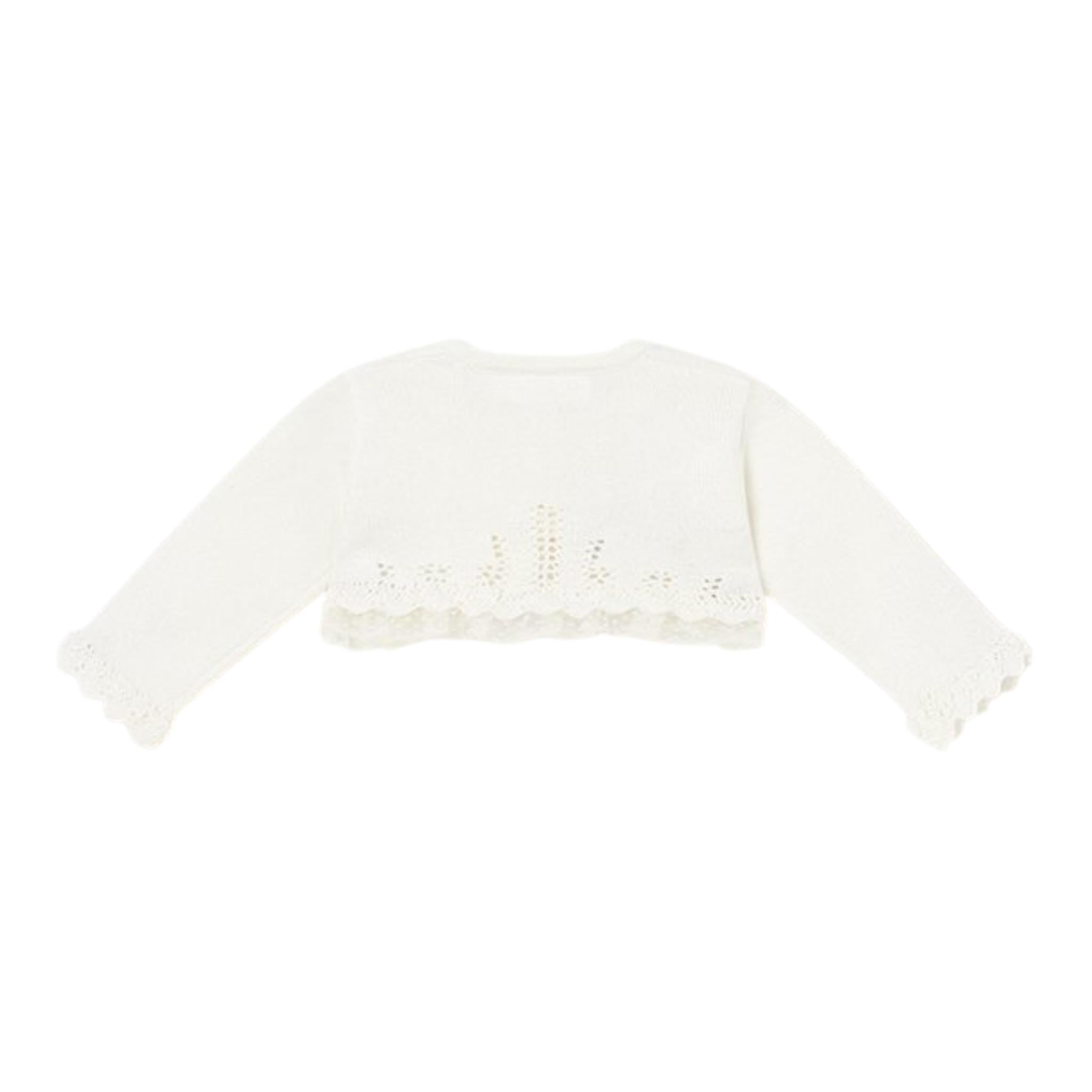 Mayoral Coprispalle Tinta Unita con Rouches per Neonata 1377 PANNA MAYORAL 