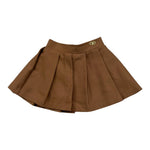 FUN & FUN gonna tinta unita con elastico in vita Marrone per Neonata FNSK00357 MARRONE FUN & FUN 