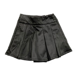 LOSAN short in ecopelle tinta unita Nero per Bambina LKGA00403 NERO LOSAN 