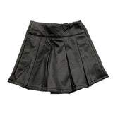 LOSAN short in ecopelle tinta unita Nero per Bambina LKGA00403 NERO LOSAN 