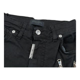 Do Not Conform Bermuda In Denim Tinta Unita con Girovita Regolabile per Bambino TAN007 NERO DO NOT CONFORM 