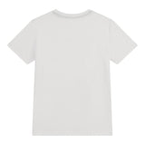Guess T-Shirt Girocollo Tinta Unita con Stampa per Bambino L5RI12K8HM4 BIANCO GUESS 