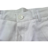 Manuel & Frank Bermuda Tinta Unita con Girovita Regolabile per Bambino MF2011B BIANCO MANUEL & FRANK 