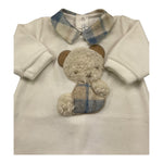 BARCELLINO tutina manica lunga in ciniglia Bianco per Neonato 105101 BIANCO BARCELLINO 