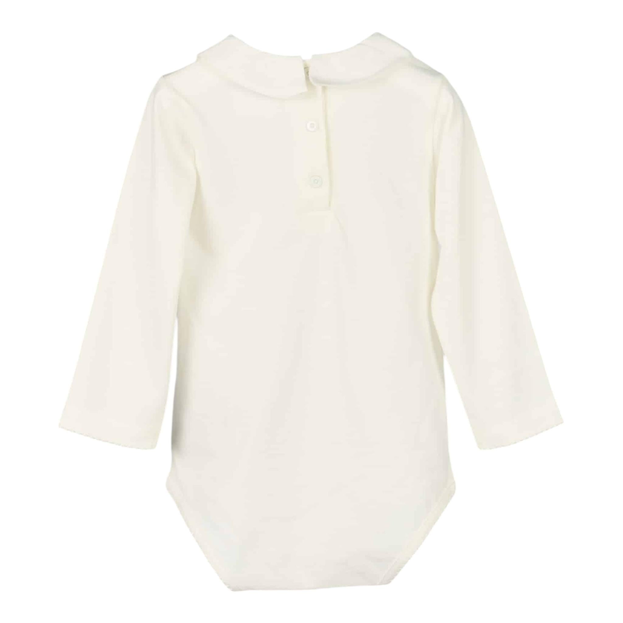 DOU DOU body manica lunga tinta unita Bianco per Neonato 2RA510 BIANCO DOU DOU 