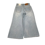 Please Jeans Tinta Unita Modello A Palazzo per Bambina PHR4010G72 AZZURRO PLEASE 