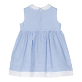 Il Gufo Abito Giromanica Fantasia A Righe per Bambina P24VA321C1080 AZZURRO IL GUFO 