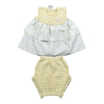 Paz Rodriguez Completo 2 Pezzi Camicia-Coulotte per Neonata 027122294 BIANCO/GIALLO PAZ RODRIGUEZ 