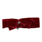 LIU JO fascia tinta unita in velluto Rosso per Neonata HF3024 ROSSO LIU JO 