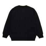 DIESEL felpa chiusa girocollo tinta unita con stampa Nero per Bambino J01787X NERO DIESEL 