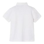 Mayoral Camicia Tinta Unita con Microfantasia per Bambino 3101 PANNA MAYORAL 