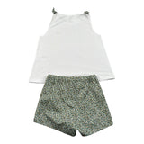 Il Gufo Completo 2 Pezzi Canotte-Culotte per Neonata P25DP528MF032X BIANCO IL GUFO 