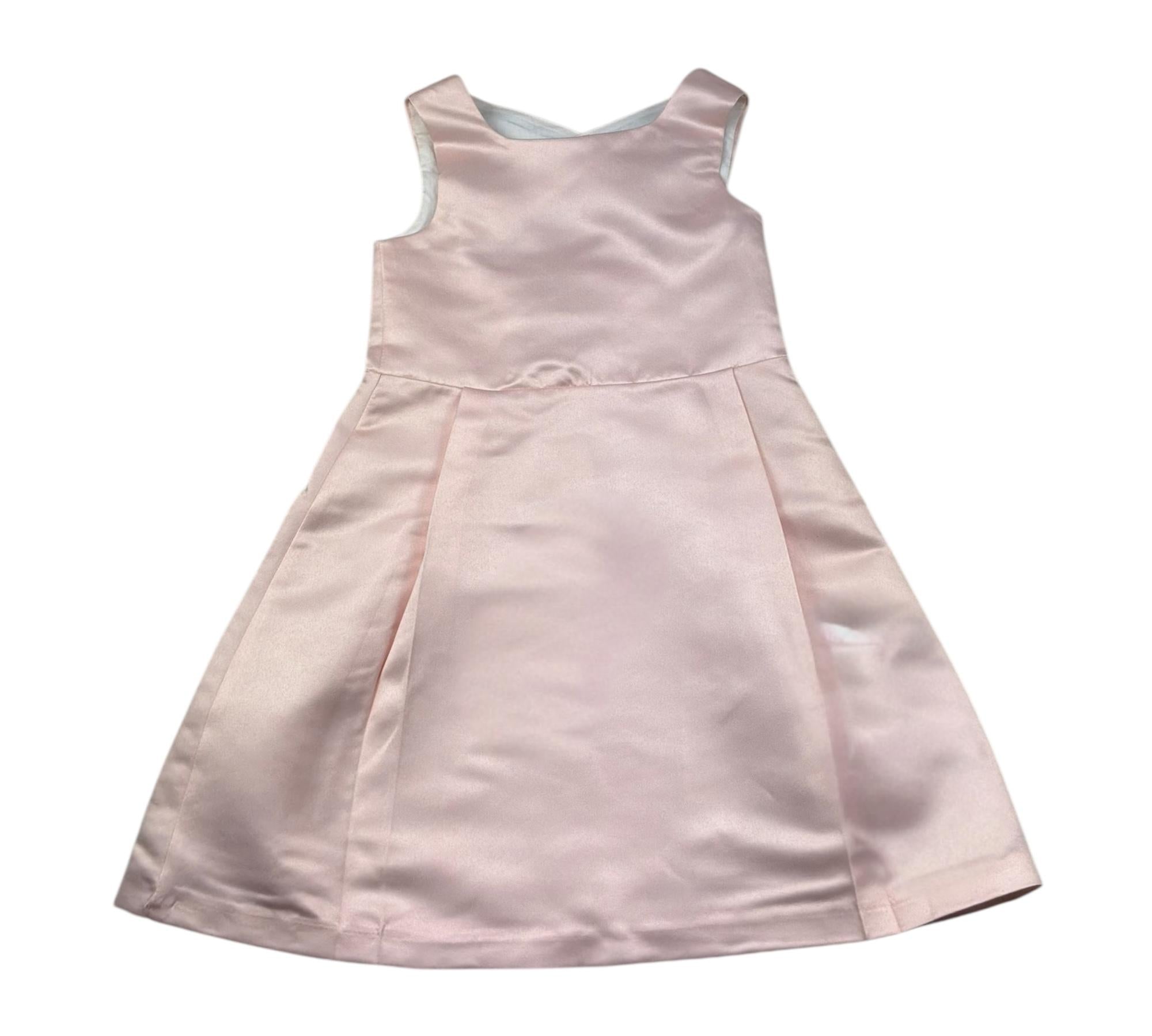 Trussardi Abito Giromanica Tinta Unita con Logo per Bambina TGP26081VE ROSA TRUSSARDI 