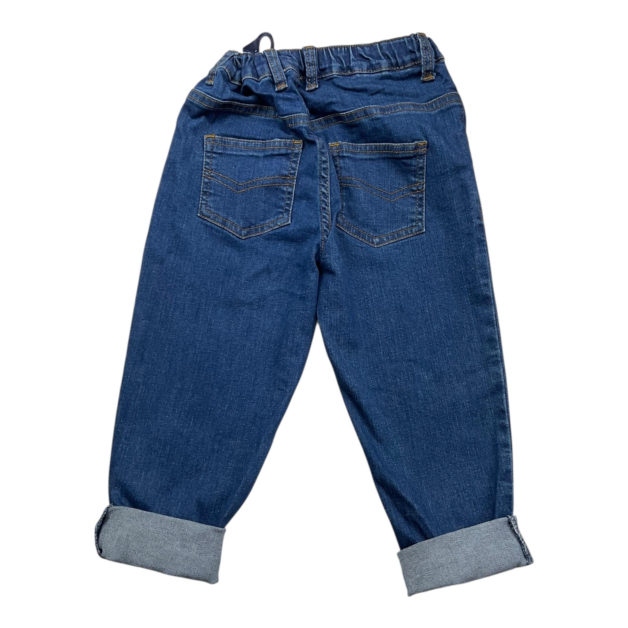 CARRE'MENT BEAU jeans tinta unita con girovita regolabile Blu per Neonato Y30268 BLU CARRE'MENT BEAU 