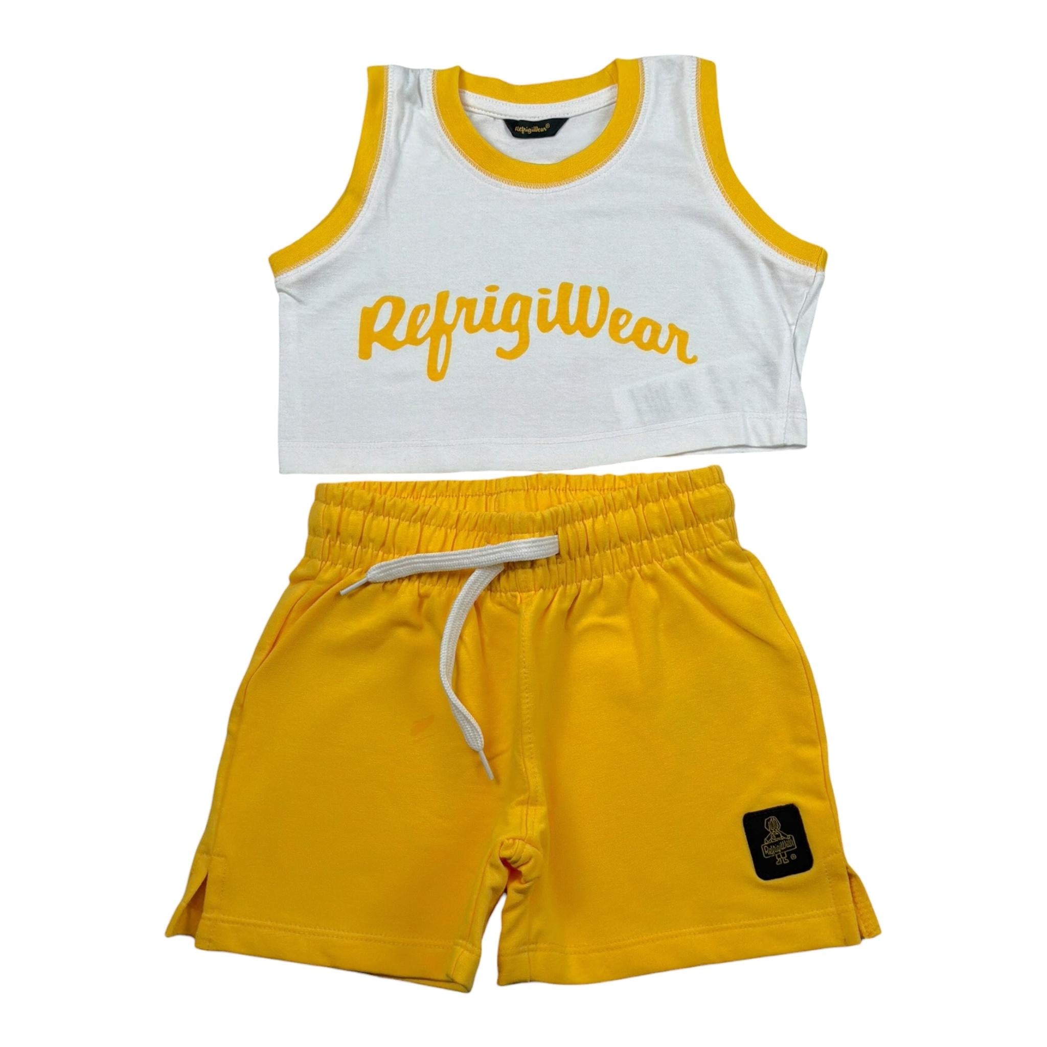 Refrigiwear Completo 2 Pezzi Top-Short per Neonata RG1471W25XXN BIANCO REFRIGIWEAR 