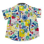 Manuel Ritz Camicia Mezza Manica Stampa Fantasia per Bambino MR2587J BIANCO MANUEL RITZ 