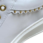 Twinset Sneakers Tinta Unita con Applicazioni E Lacci per Bambina 251GCJ050 BIANCO TWINSET 