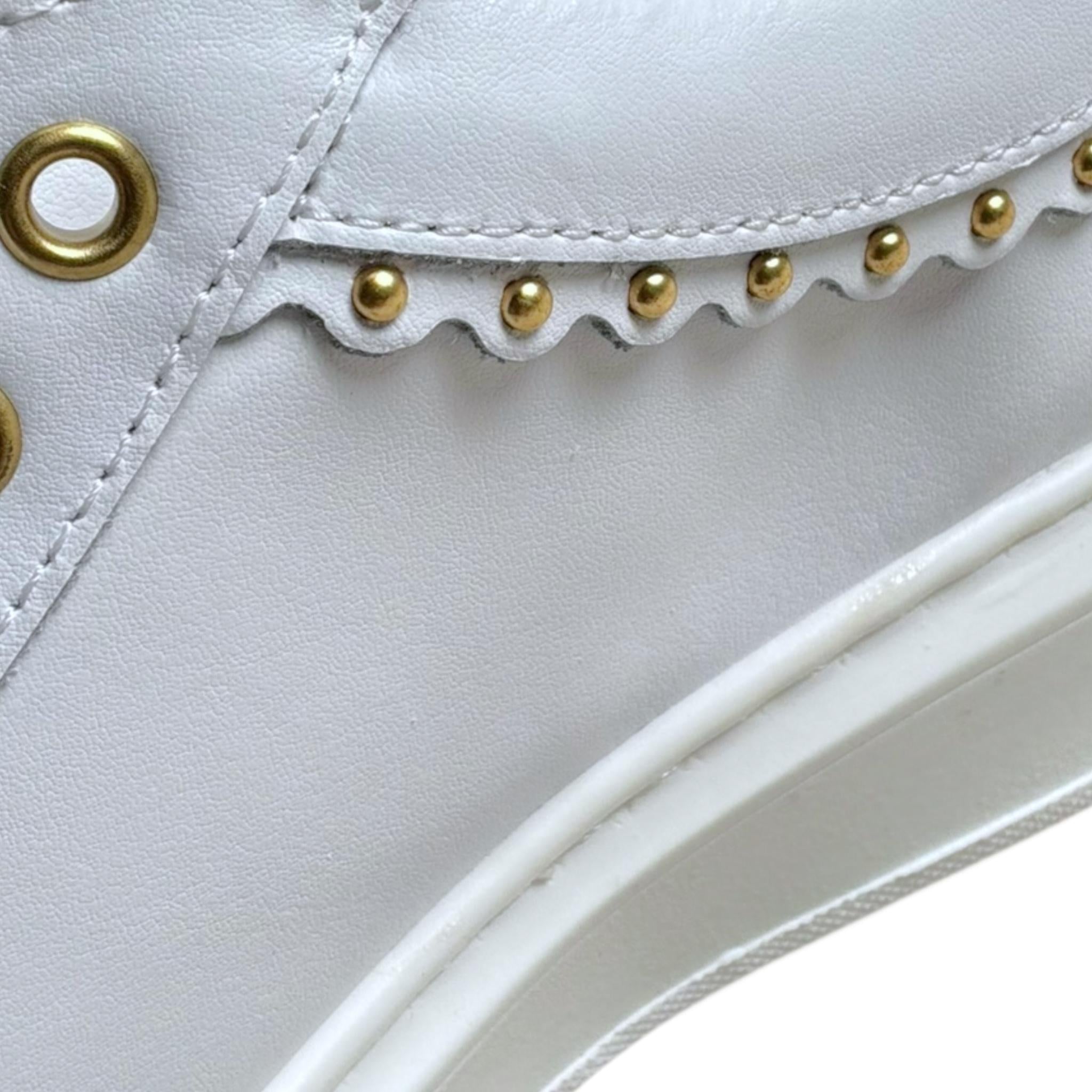 Twinset Sneakers Tinta Unita con Applicazioni E Lacci per Bambina 251GCJ050 BIANCO TWINSET 