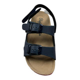 Pepe Jeans Sandalo Tinta Unita con Logo per Neonato PBS90056N BLU PEPE JEANS 