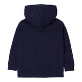 Tommy Hilfiger Felpa con Bottoni E Cappuccio Tinta Unita per Bambino KB0KB09314 BLU TOMMY HILFIGER 