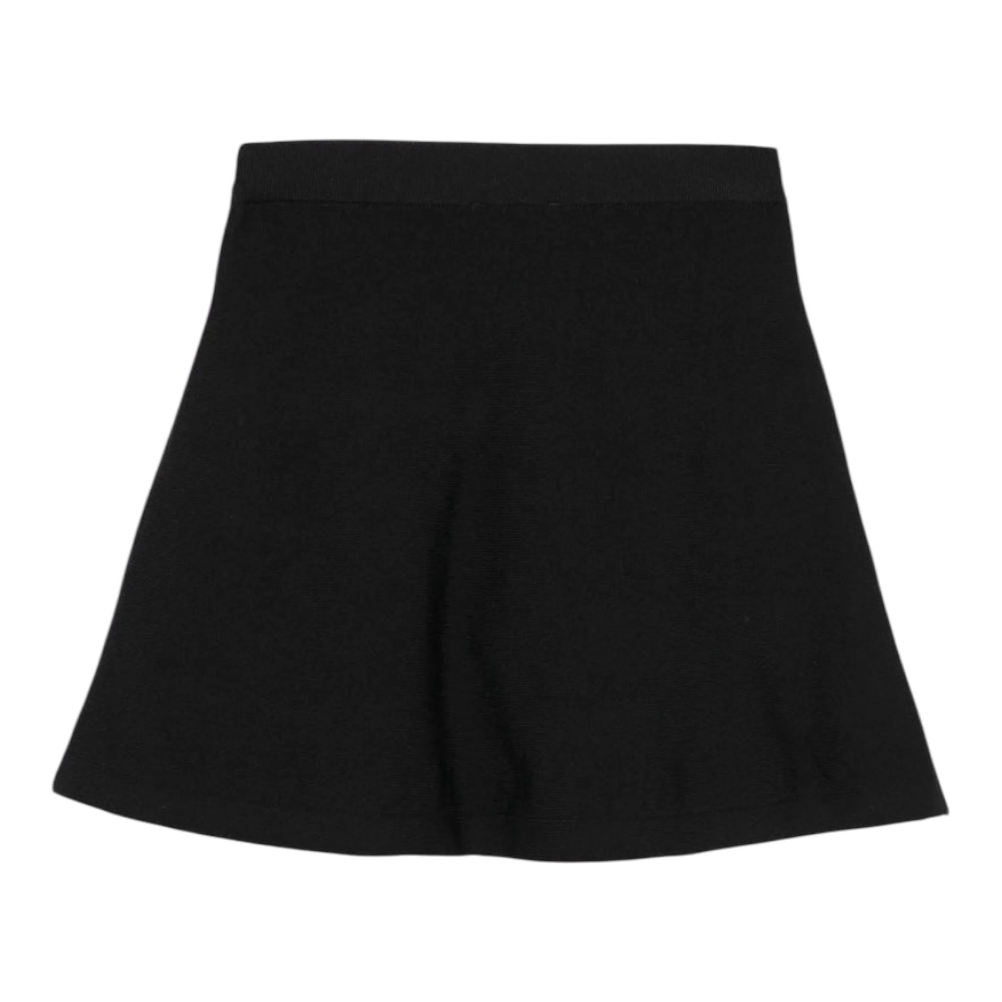 Twinset Gonna Tinta Unita con Elastico In Vita per Bambina 251GJ3QW3 NERO TWINSET 