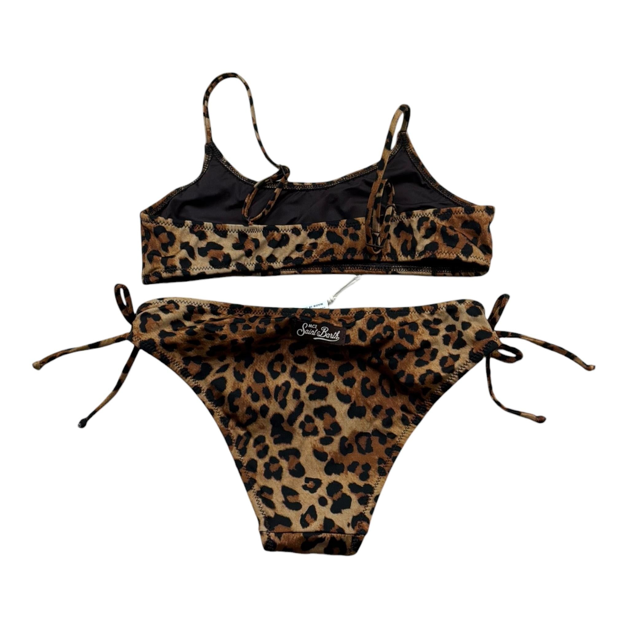 Saint Barth Costume 2 Pezzi Fascia-Slip per Bambina 00190L MARRONE SAINT BARTH 