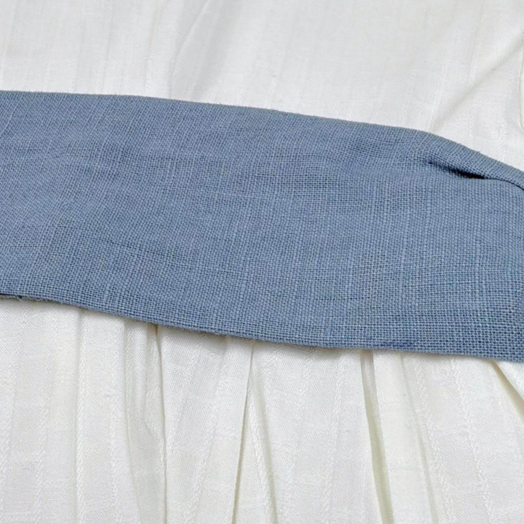 Calamaro Abito Tinta Unita con Cintura per Neonata 21295 BIANCO CALAMARO 