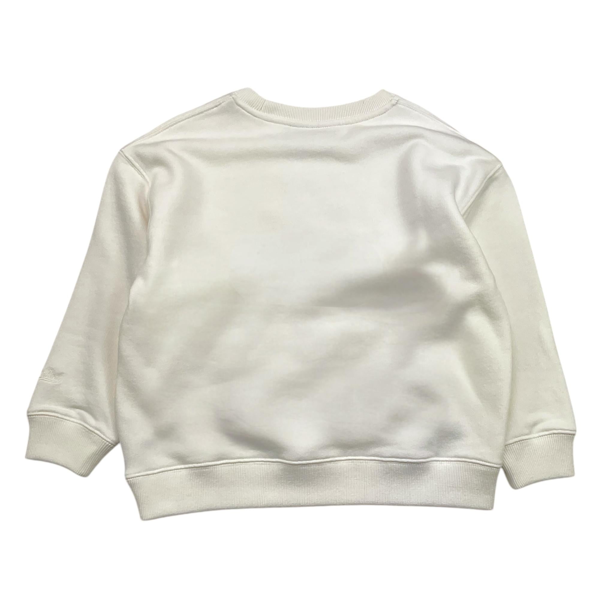 SAINT BARTH felpa girocollo tinta unita con stampa Bianco per Bambina BRINY BIANCO SAINT BARTH 