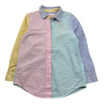 Saint Barth Camicia Manica Lunga Multicolor per Bambina SEERSUCKER MULTICOLOR SAINT BARTH 