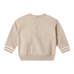 EMPORIO ARMANI felpa girocollo tinta unita con stampa Beige per Bambino 6DHMJ7J BEIGE EMPORIO ARMANI 