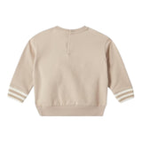 EMPORIO ARMANI felpa girocollo tinta unita con stampa Beige per Bambino 6DHMJ7J BEIGE EMPORIO ARMANI 